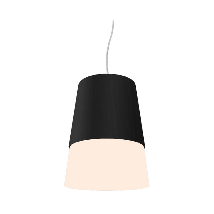 Accord 264 Conical 1-lt 11" LED Pendant - Organic Black