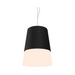 Accord 264 Conical 1-lt 11" LED Pendant - Organic Black