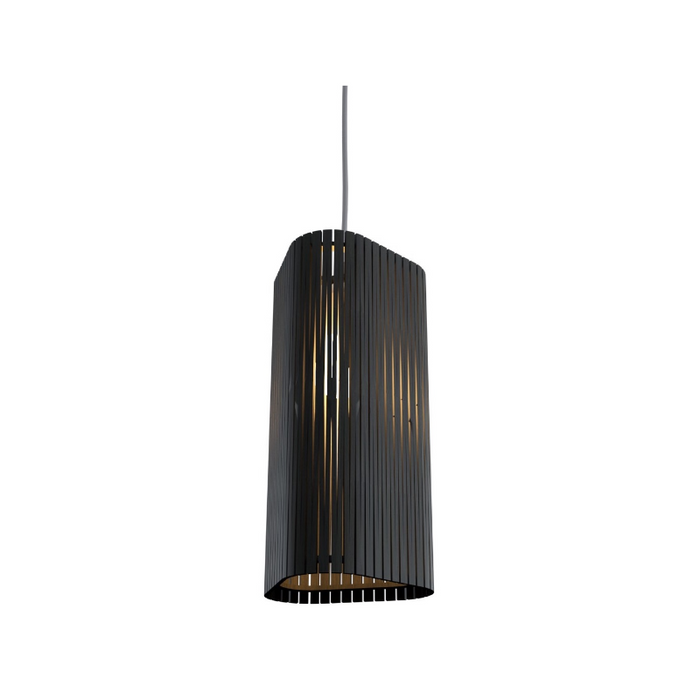 Accord 1482 Living Hinges 1-lt 6" LED Pendant - Organic Black