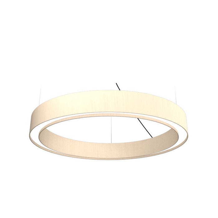 Accord 1349 Cylindrical 1-lt 24" LED Pendant - Organic Cappuccino