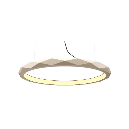 Accord 1354 Facet 1-lt 24" LED Pendant - Organic Cappuccino