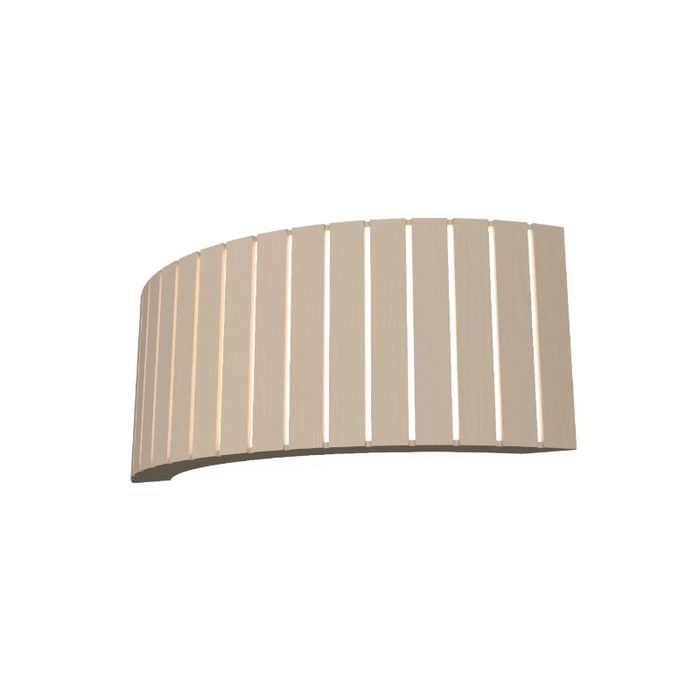 Accord 4039 Slatted 2-lt 16" LED Wall Light, E26 Base - Organic Cappuccino