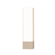 Accord 465 Clean 2-lt 19" Tall LED Wall Light, E26 Base - Organic Cappuccino