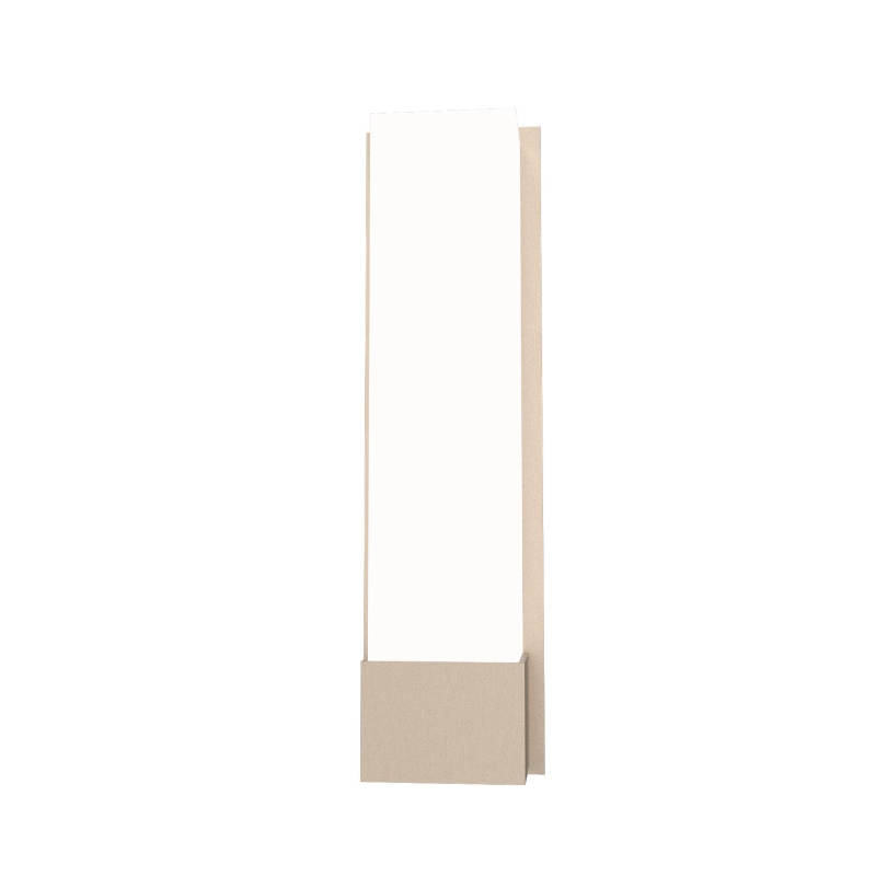 Accord 465 Clean 2-lt 19" Tall LED Wall Light, E26 Base - Organic Cappuccino