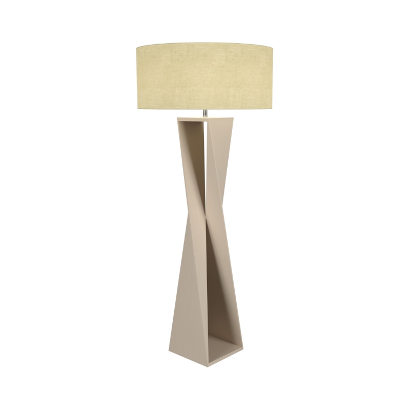 Accord 3029 Spin 1-lt 65" Tall LED Floor Lamp - Organic Cappuccino