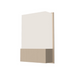 Accord 444 Clean 1-lt 12" Tall LED Wall Light, E26 Base - Organic Cappuccino
