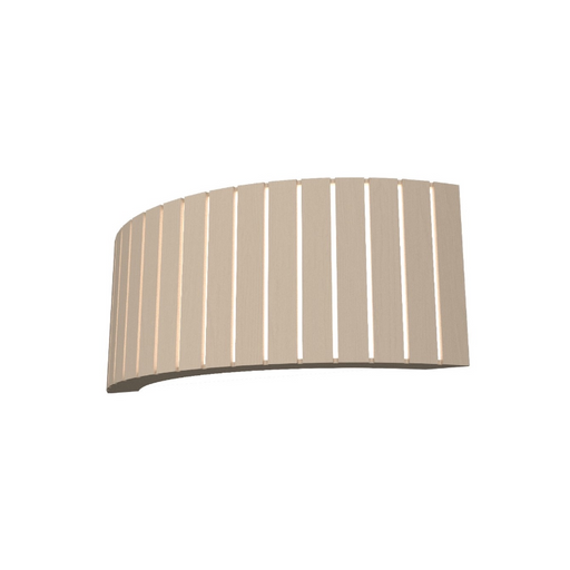 Accord 4039 Slatted 1-lt 16" LED Wall Light - Organic Cappuccino