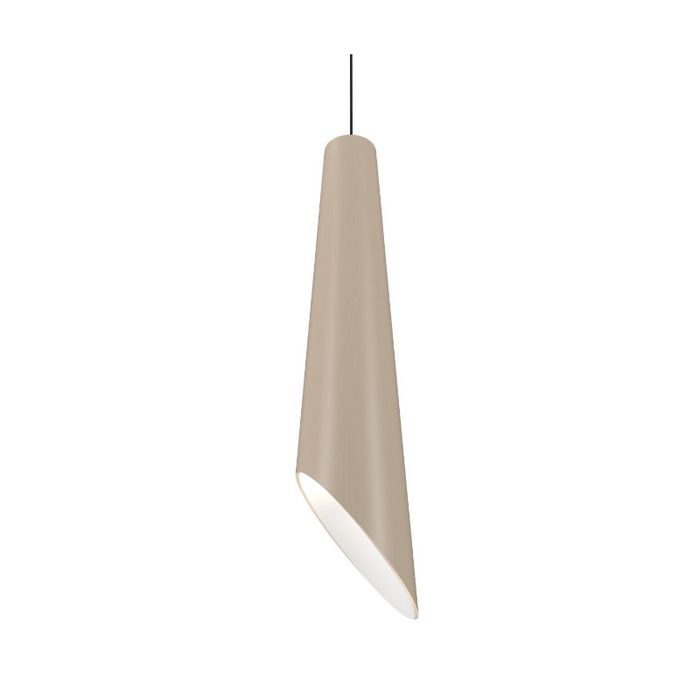 Accord 1277 Conical 1-lt 6" LED Pendant - Organic Cappuccino