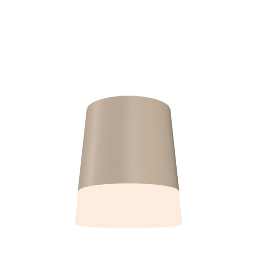 Accord 1100 Conical 1-lt 6" LED Pendant, E26 Base - Organic Cappuccino