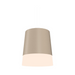 Accord 1100 Conical 1-lt 6" LED Pendant, E26 Base - Organic Cappuccino