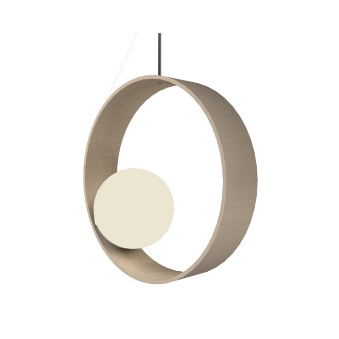 Accord 620 Sfera 1-lt 14" LED Pendant - Organic Cappuccino