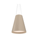 Accord 1146 Conical 3-lt 20" LED Pendant, E26 Base - Organic Cappuccino