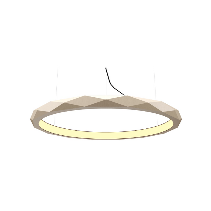 Accord 1355 Facet 1-lt 32" LED Pendant - Organic Cappuccino