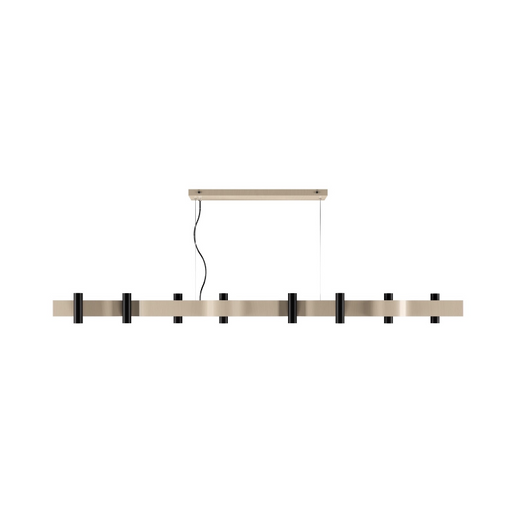 Accord 1502 Flow 16-lt 71" LED Pendant - Organic Cappuccino