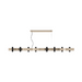 Accord 1502 Flow 16-lt 71" LED Pendant - Organic Cappuccino
