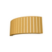 Accord 4039 Slatted 1-lt 16" LED Wall Light - Organic Gold