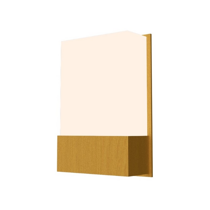 Accord 444 Clean 1-lt 12" Tall LED Wall Light, E26 Base - Organic Gold
