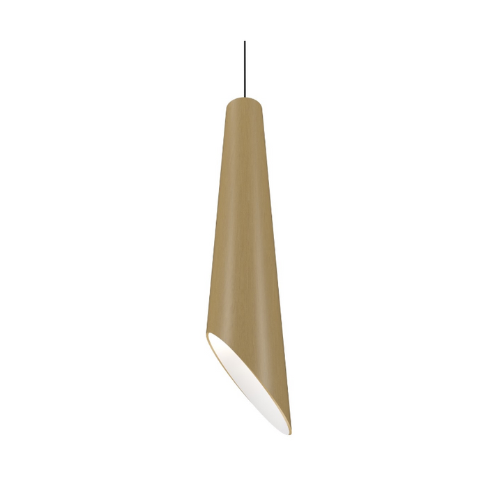Accord 1277 Conical 1-lt 6" LED Pendant - Organic Gold