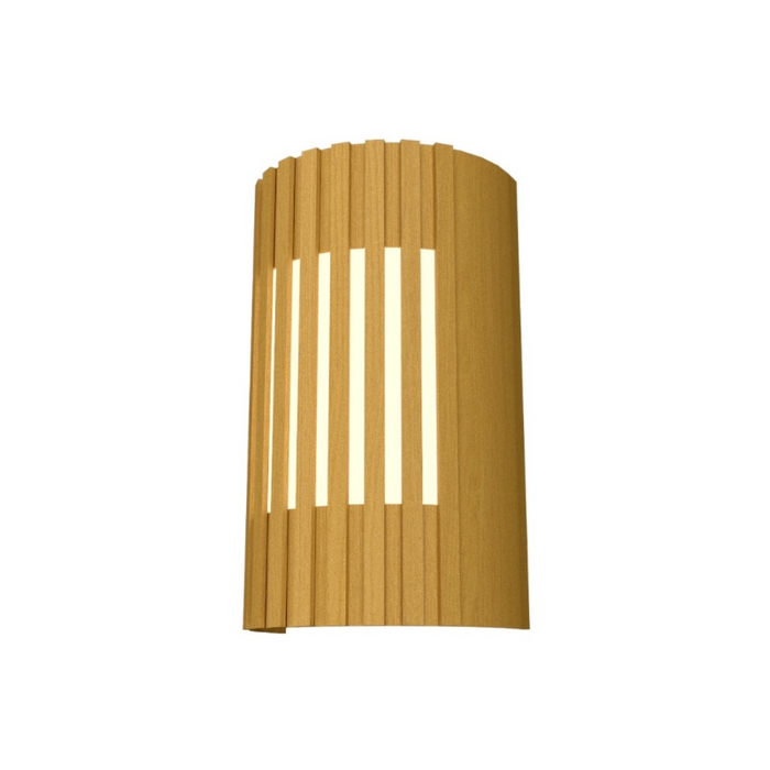Accord 420 Slatted 2-lt 12" Tall LED Wall Light, E26 Base - Organic Gold