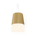 Accord 264 Conical 1-lt 11" LED Pendant - Organic Gold