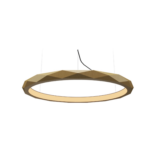 Accord 1356 Facet 1-lt 39" LED Pendant - Organic Gold
