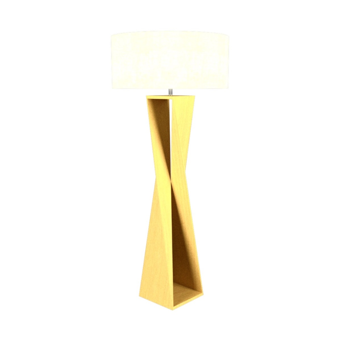 Accord 3029 Spin 1-lt 65" Tall LED Floor Lamp - Organic Gold