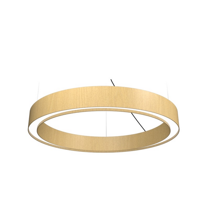 Accord 1349 Cylindrical 1-lt 24" LED Pendant - Organic Gold
