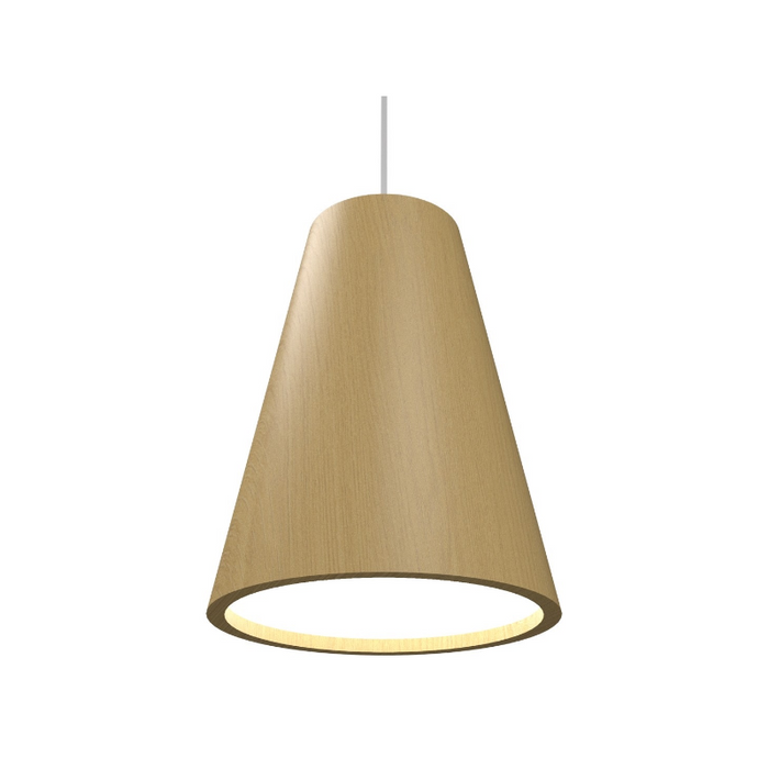 Accord 1130 Conical 1-lt 8" LED Pendant - Organic Gold