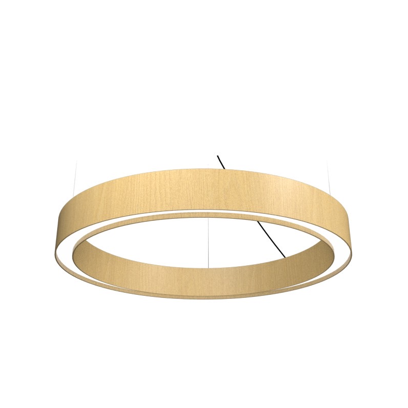 Accord 1350 Cylindrical 1-lt 28" LED Pendant - Organic Gold
