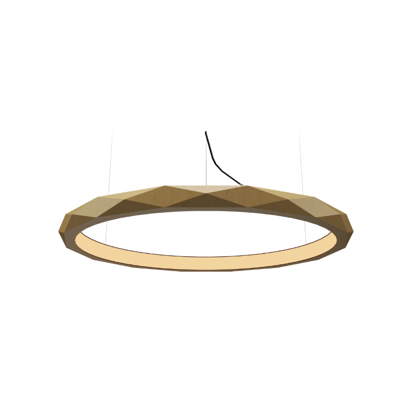 Accord 1355 Facet 1-lt 32" LED Pendant - Organic Gold