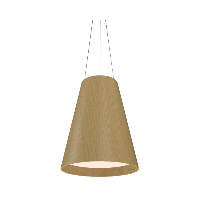 Accord 1146 Conical 1-lt 20" LED Pendant - Organic Gold