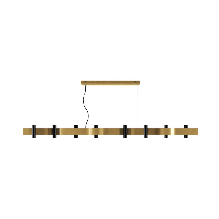 Accord 1502 Flow 16-lt 71" LED Pendant - Organic Gold