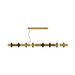 Accord 1502 Flow 16-lt 71" LED Pendant - Organic Gold
