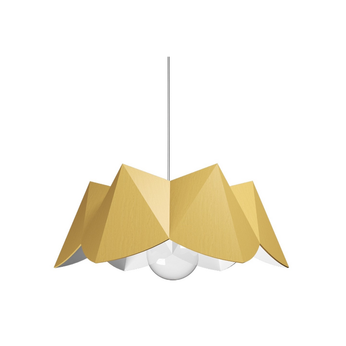 Accord 1283 Physalis 1-lt 18" LED Pendant - Organic Gold