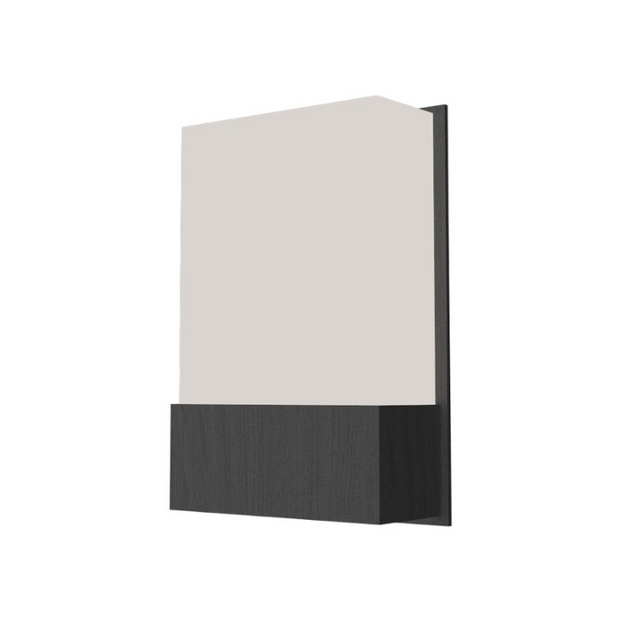 Accord 444 Clean 1-lt 12" Tall LED Wall Light, E26 Base - Organic Lead Grey