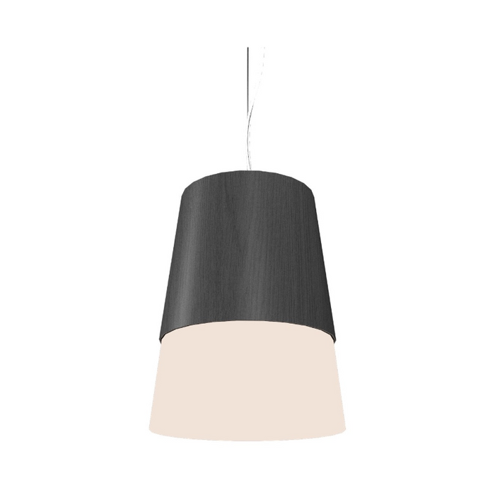 Accord 264 Conical 1-lt 11" LED Pendant, E26 Base - Organic Lead Grey