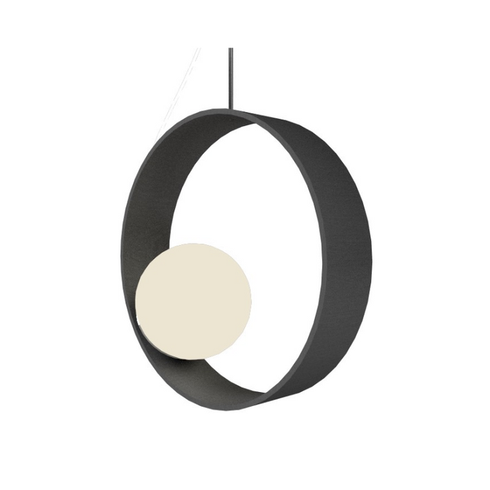 Accord 620 Sfera 1-lt 14" LED Pendant - Organic Lead Grey