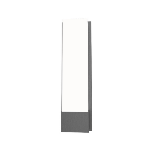 Accord 465 Clean 1-lt 19" Tall LED Wall Light - Organic Lead Grey