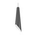 Accord 1277 Conical 1-lt 6" LED Pendant - Organic Lead Grey