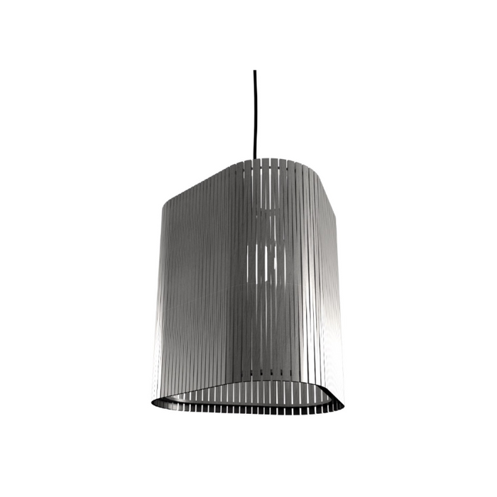 Accord 1481 Living Hinges 1-lt 12" LED Pendant - Organic Lead Grey