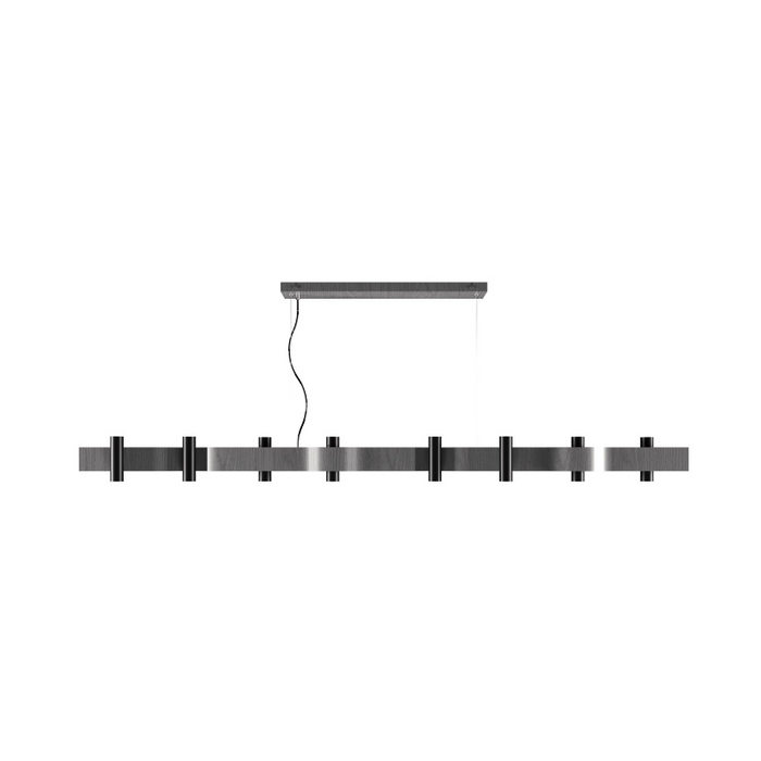 Accord 1502 Flow 16-lt 71" LED Pendant - Organic Lead Grey