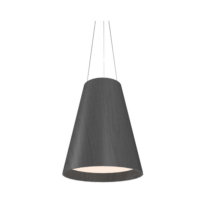 Accord 1146 Conical 1-lt 20" LED Pendant - Organic Lead Grey