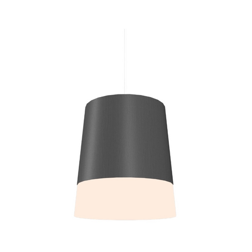 Accord 1100 Conical 1-lt 6" LED Pendant, E26 Base - Organic Lead Grey