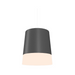 Accord 1100 Conical 1-lt 6" LED Pendant, E26 Base - Organic Lead Grey