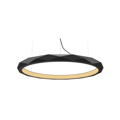 Accord 1355 Facet 1-lt 32" LED Pendant - Organic Lead Grey