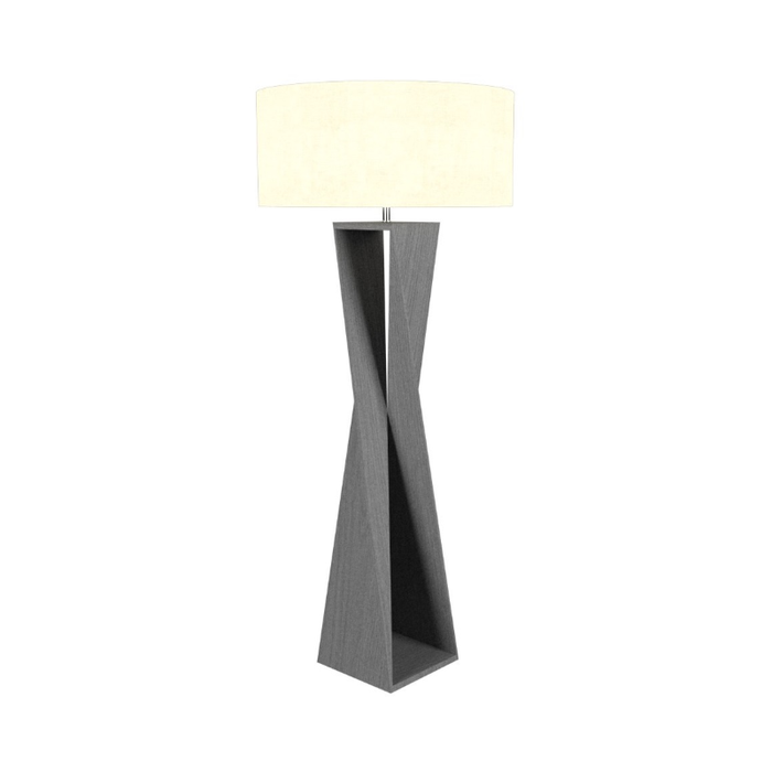 Accord 3029 Spin 1-lt 65" Tall LED Floor Lamp - Organic Lead Grey