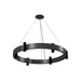 Accord 1497 Flow 12-lt 24" LED Pendant - Organic Lead Grey