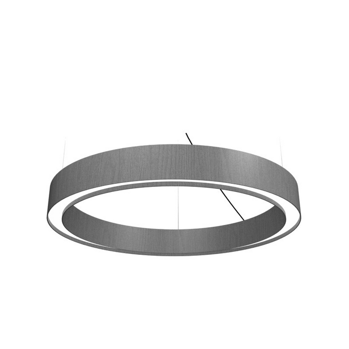 Accord 1349 Cylindrical 1-lt 24" LED Pendant - Organic Lead Grey