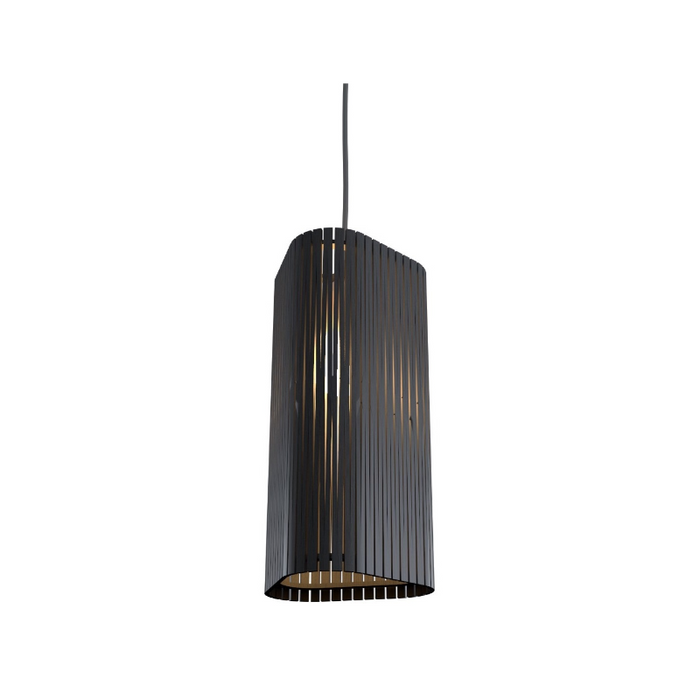Accord 1482 Living Hinges 1-lt 6" LED Pendant - Organic Lead Grey