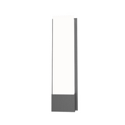 Accord 465 Clean 2-lt 19" Tall LED Wall Light, E26 Base - Organic Lead Grey